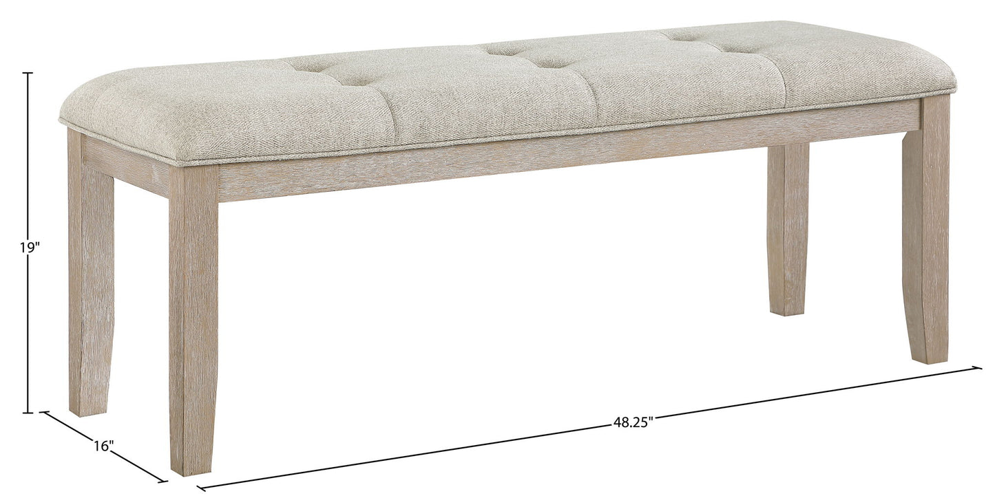 Ananda - Fabric Upholstered Bench