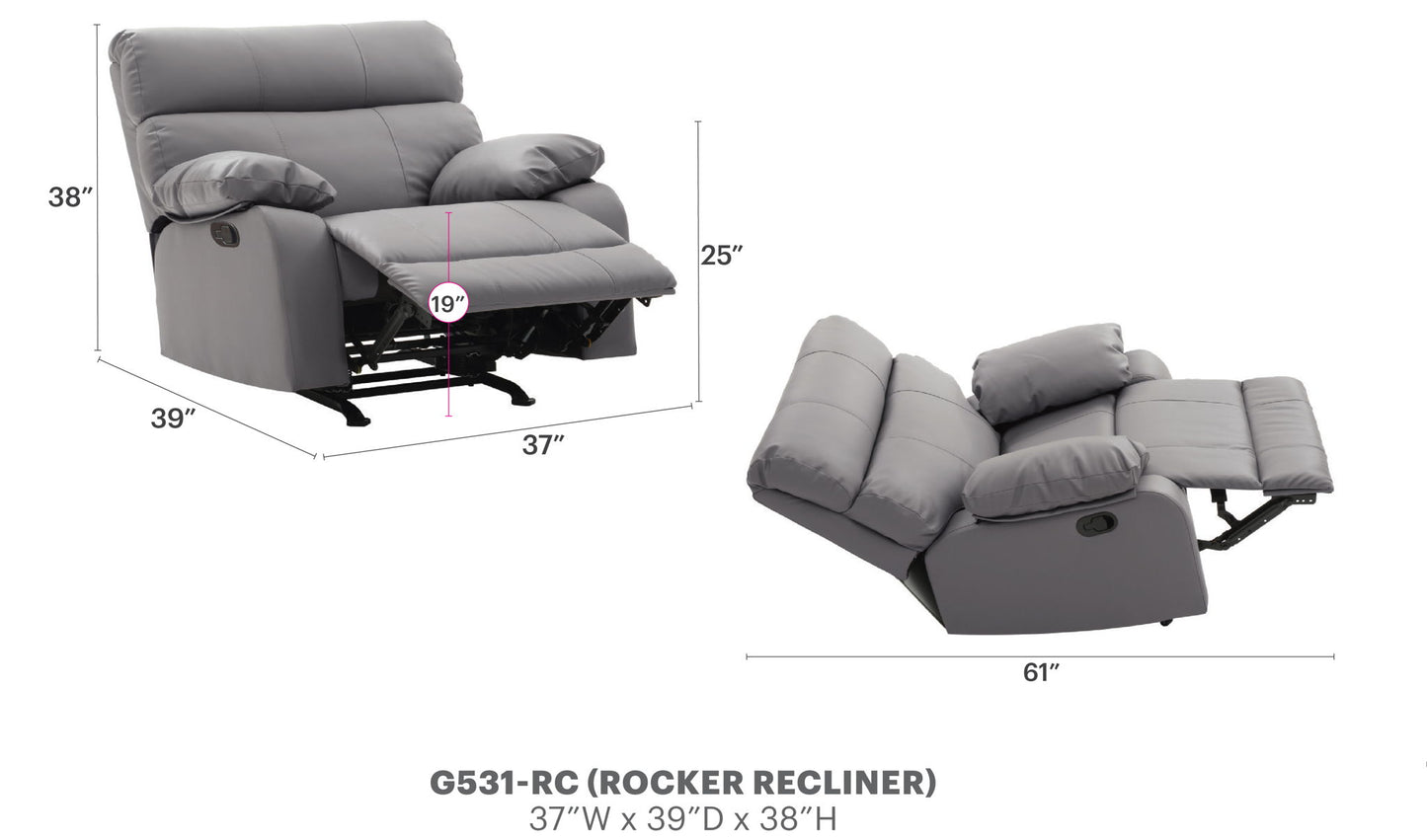Glory Furniture - Manny - Rocker Recliner