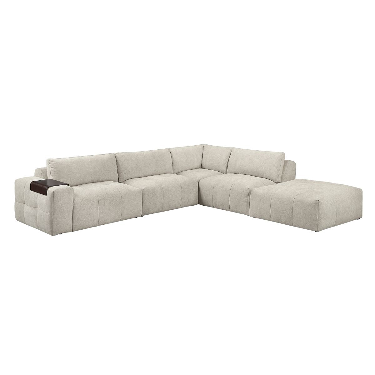 Tidal 5-Piece Modular Sectional with Ottoman