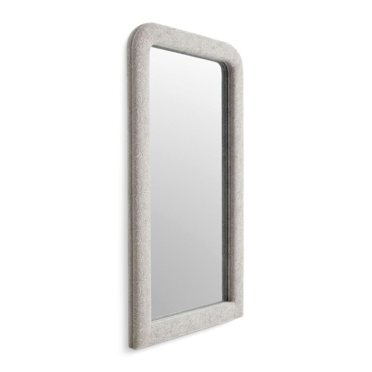 Heidi - Floor Mirror Textured Fabric