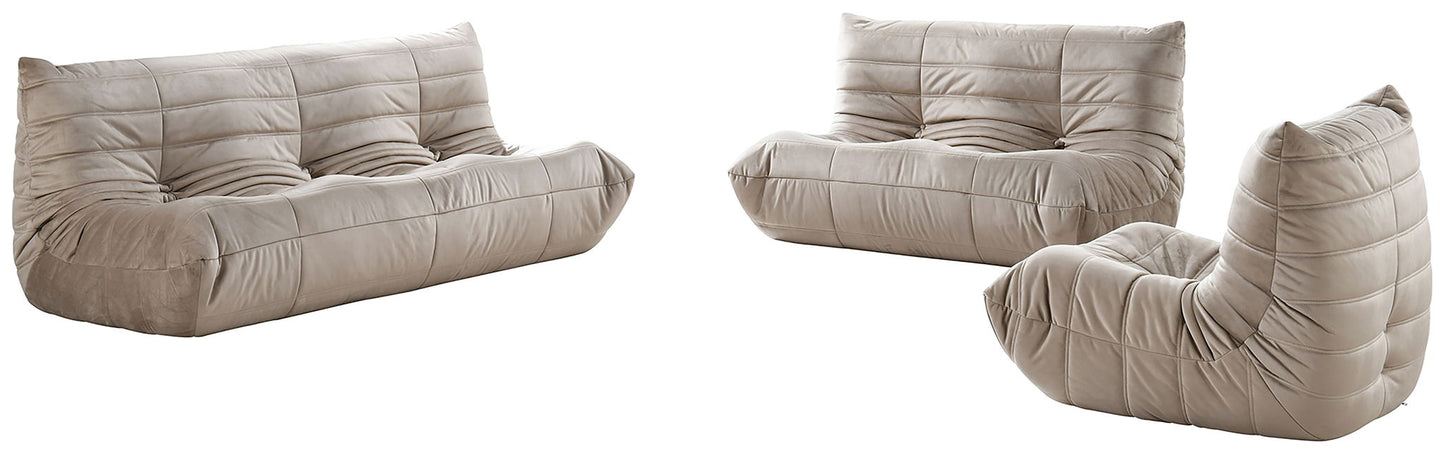 Relax - Velvet 77.75" Upholstered Sofa