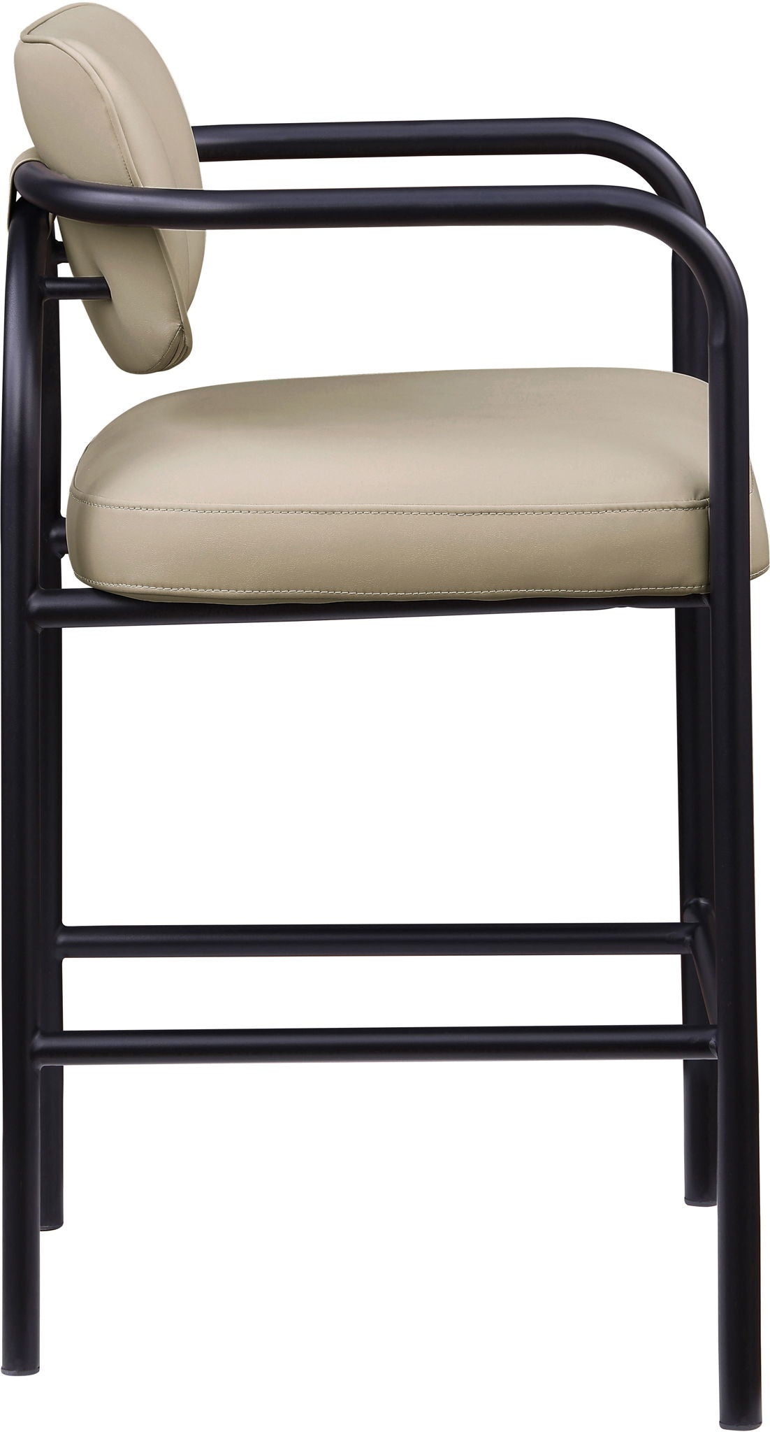 Serava - Vegan Leather Upholstered Bar Stool