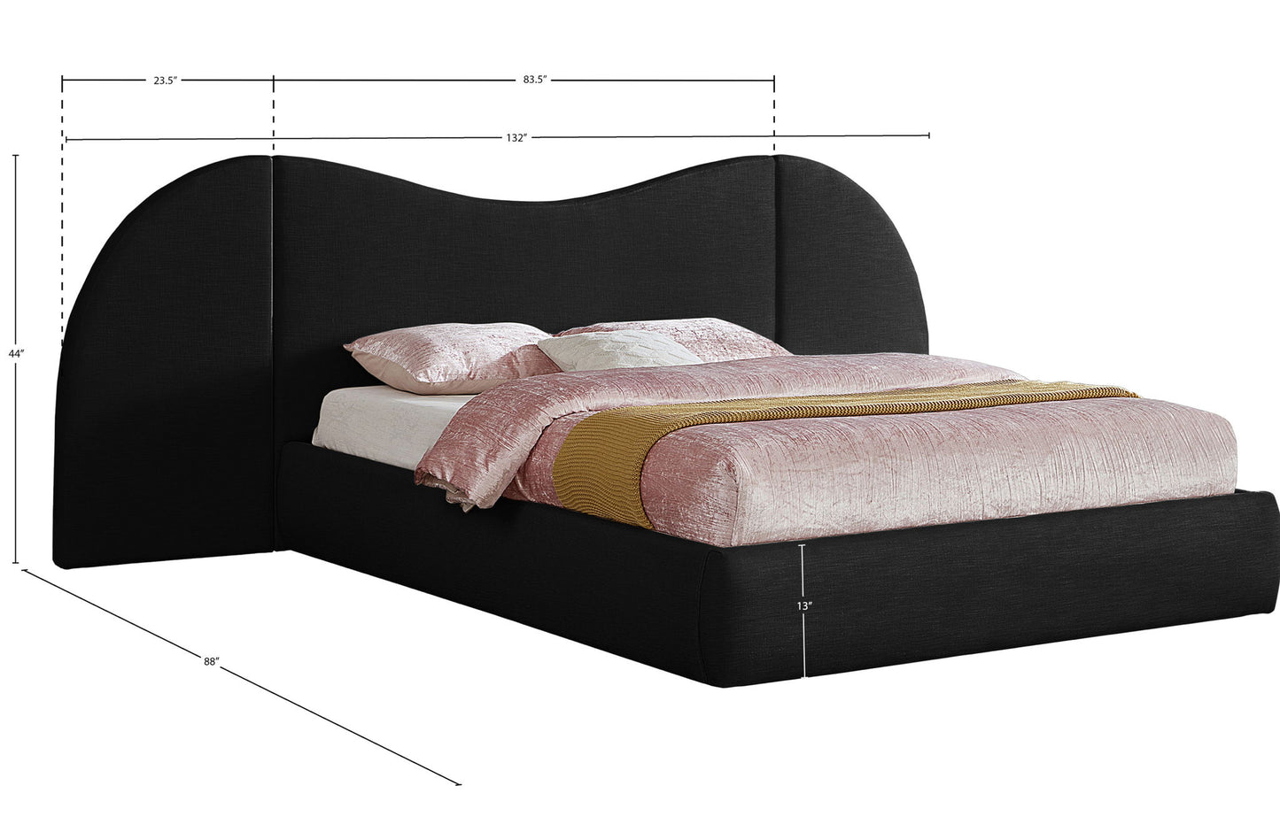 Everest - Linen Fabric Bed