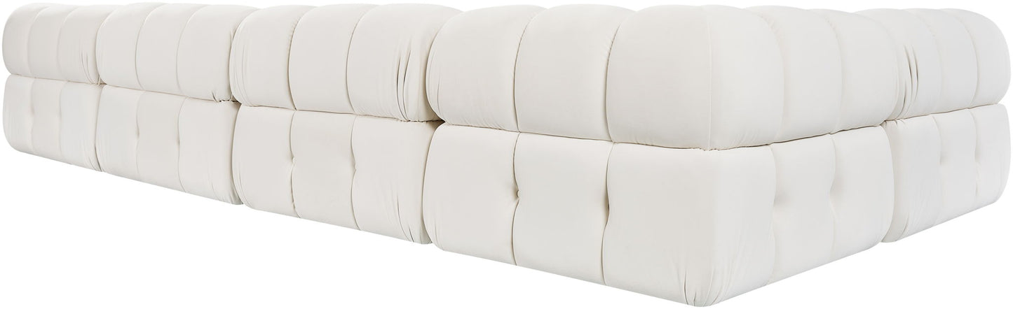 Orin - U-Shaped Velvet 6 Piece Modular Sectional