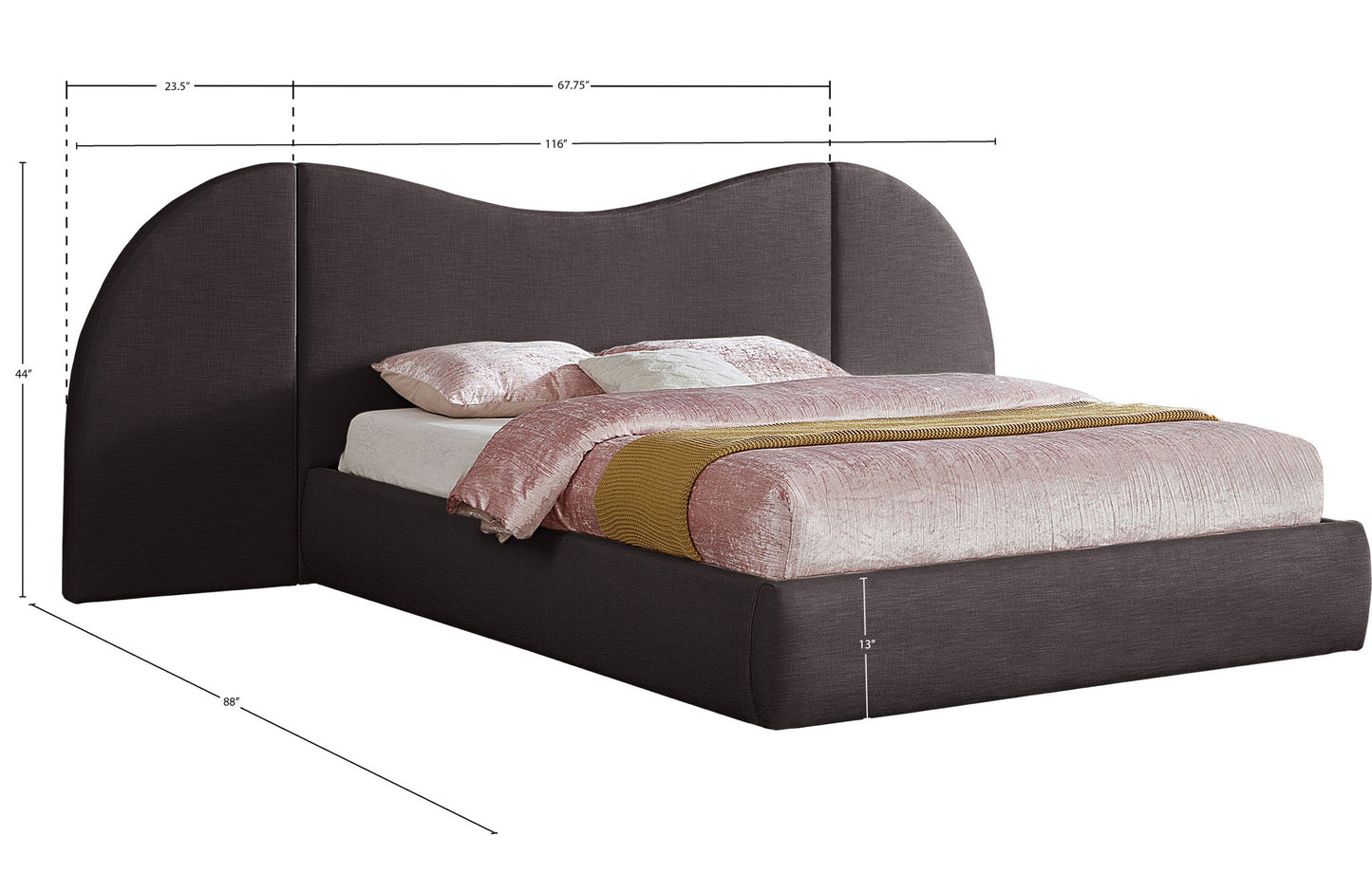 Everest - Linen Fabric Bed