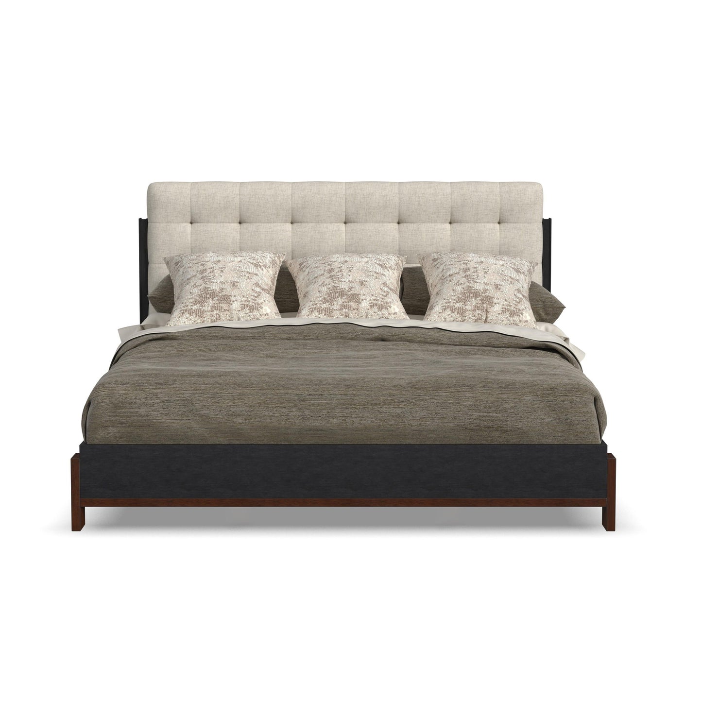 Waterfall - Queen/King Bed Rails - Black