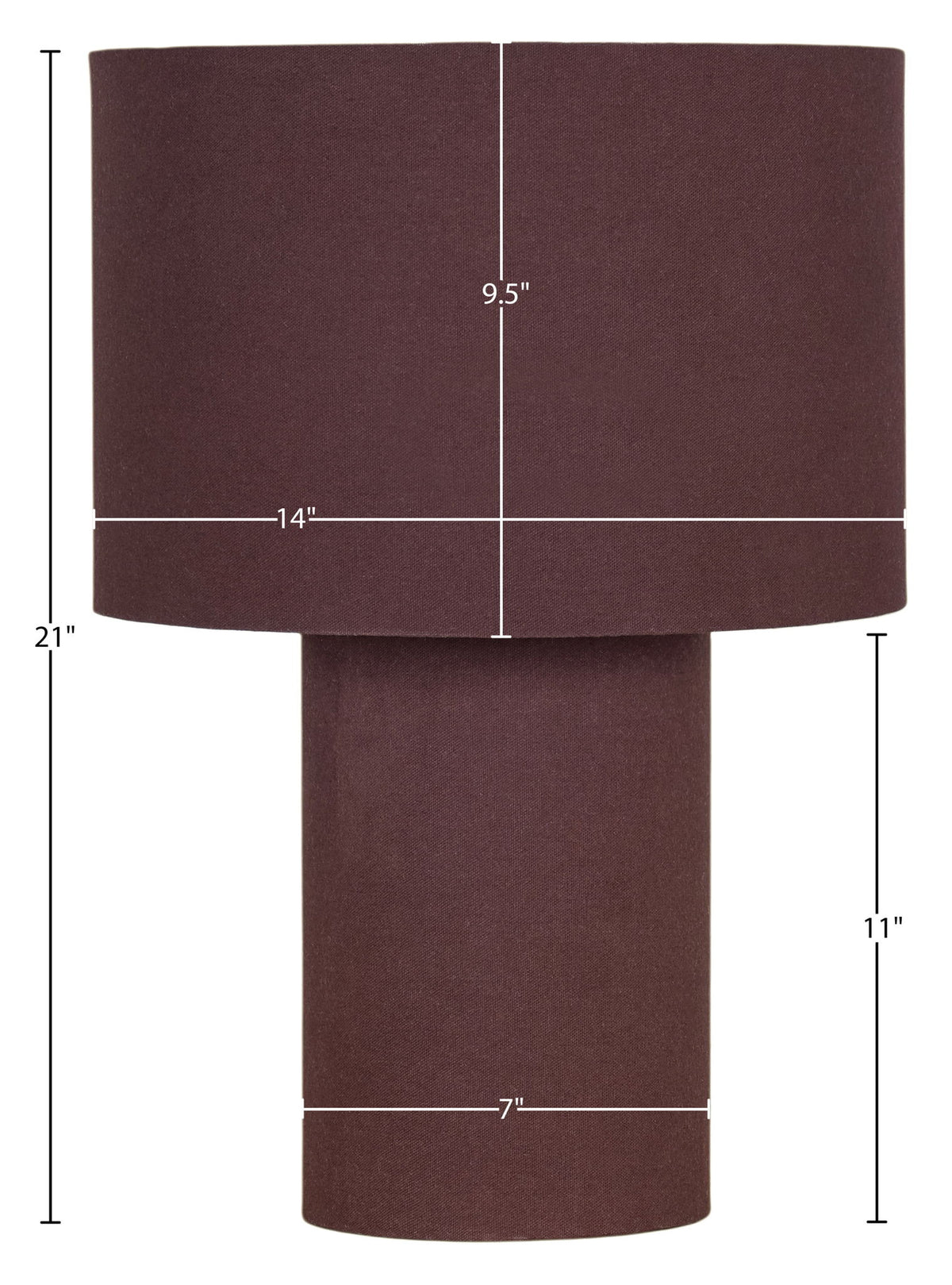 Monarca - Linen Textured Fabric Table Lamp