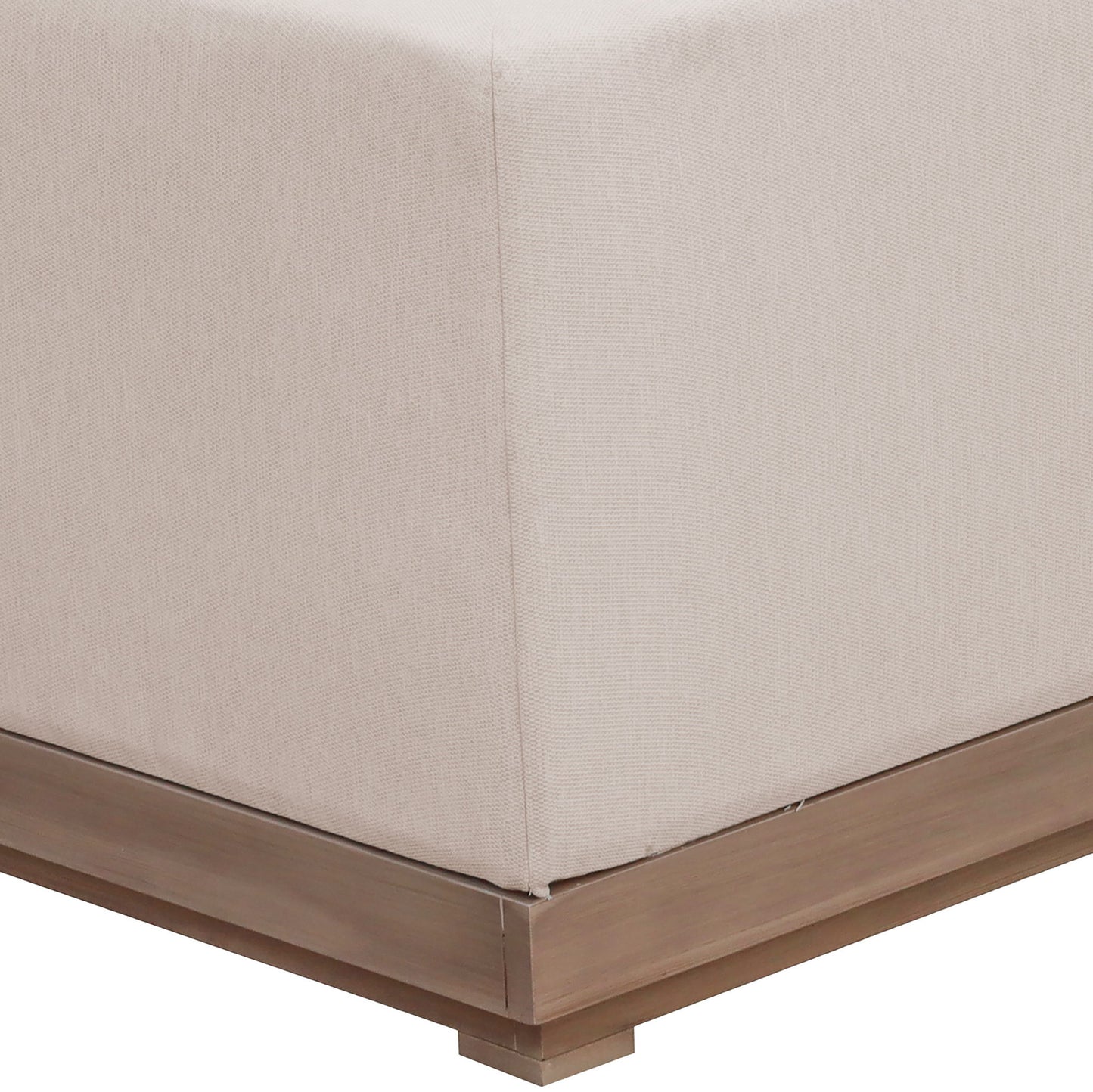 Solace - Olefin Performance Fabric 3 Piece Outdoor Patio Modular Sectional (2 Sofas & Corner Chair)