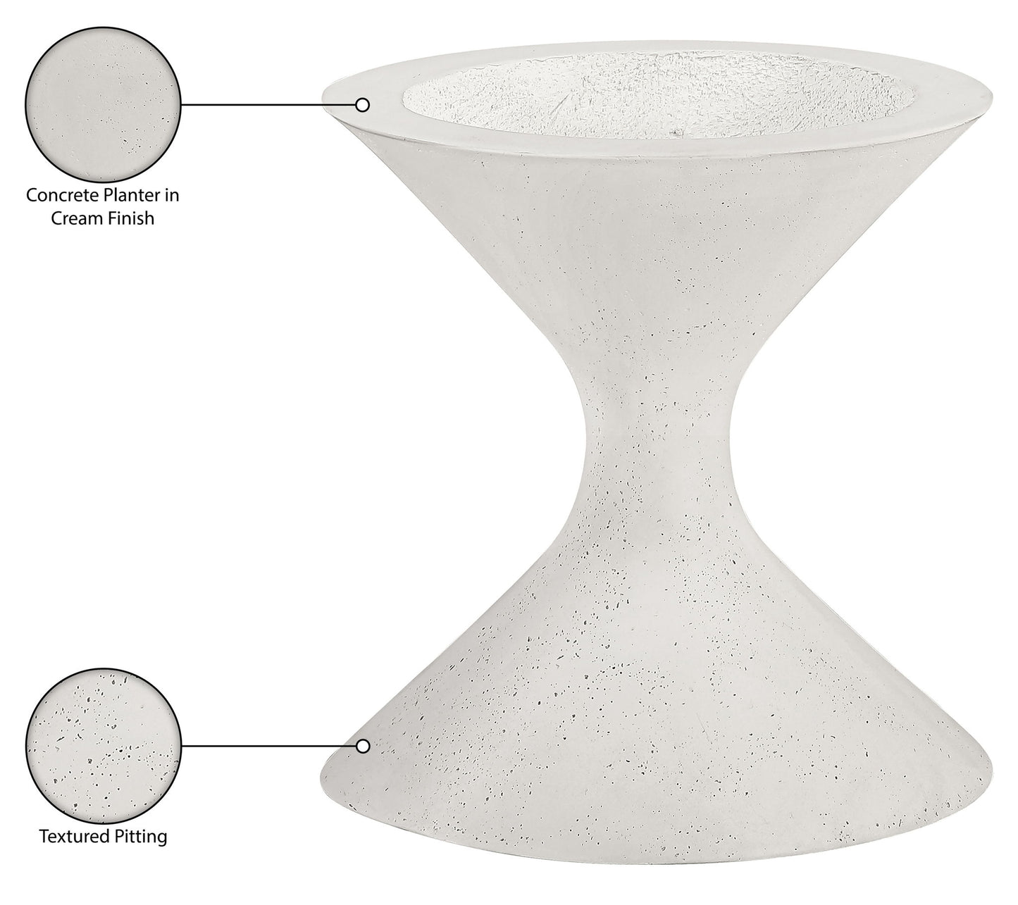 Vessa - Indoor / Outdoor Concrete Planter