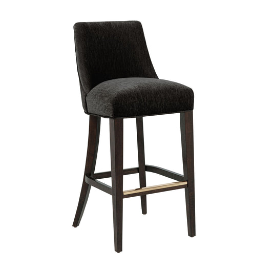 Manhattan Beever - Chenille Wood Stool