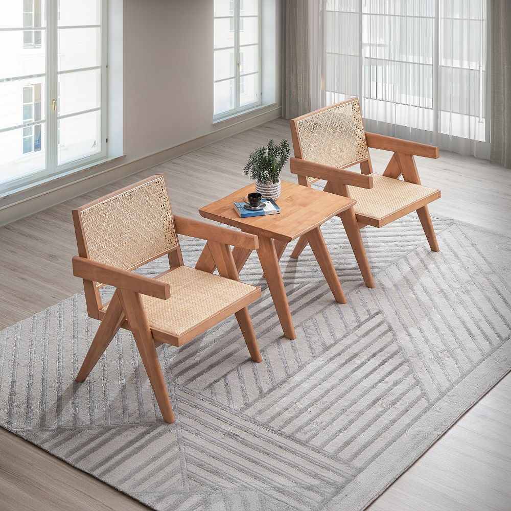 Velentina - Accent Chair - Rattan & Natural