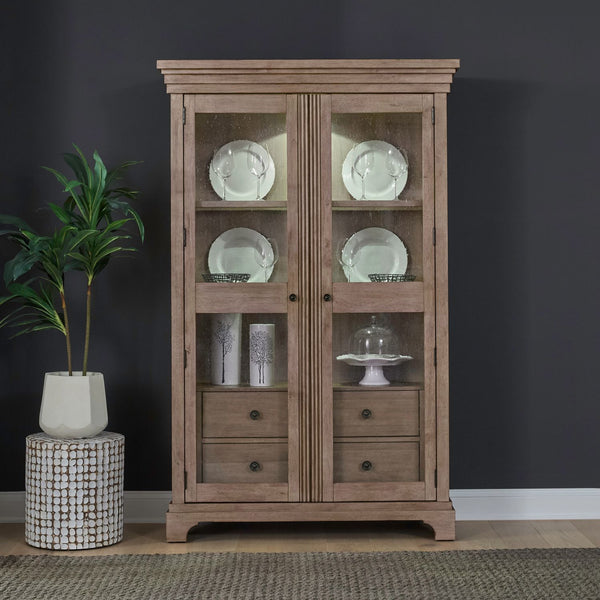 Haven Hills - Display Cabinet - Camel Beige
