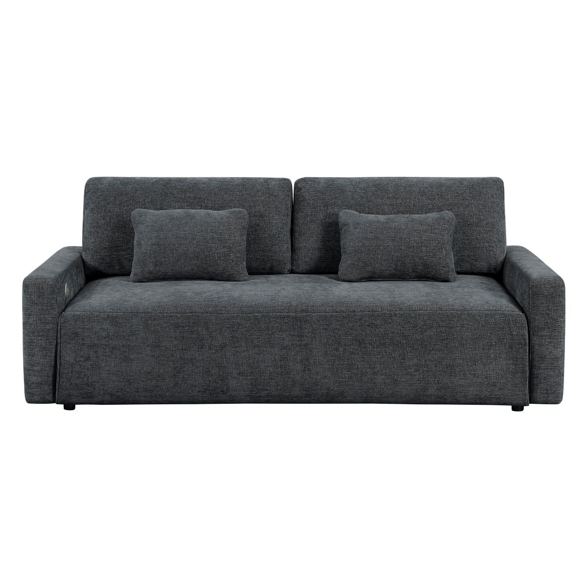 Cumulus Convertible Queen Sleeper Sofa with Charging Ports