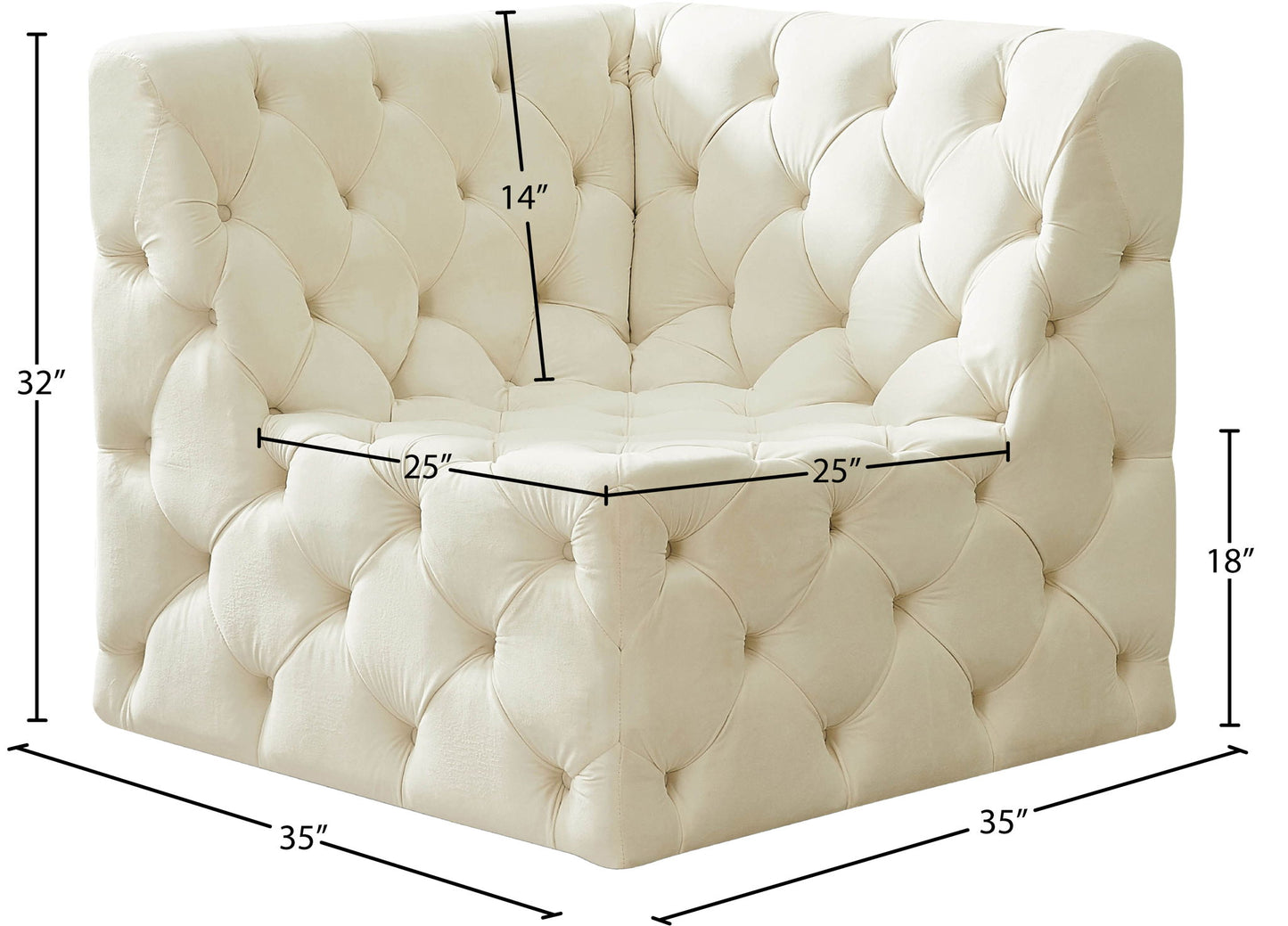 Tuft - Corner Chair