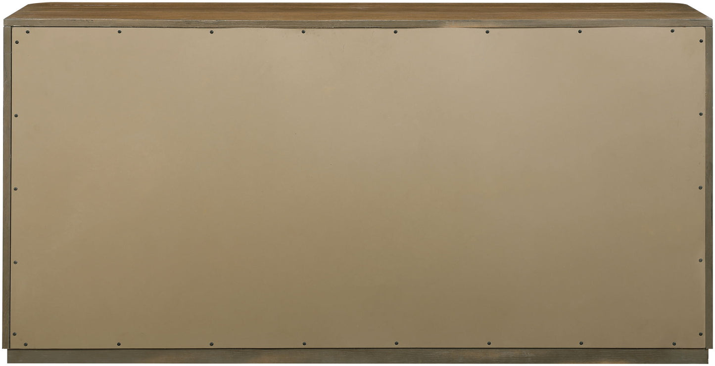 Tiberio - Oak Veneer And Solid Wood Dresser