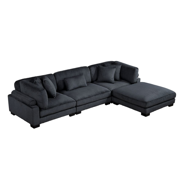 Traverse 4-Piece Modular Sectional with Ottoman