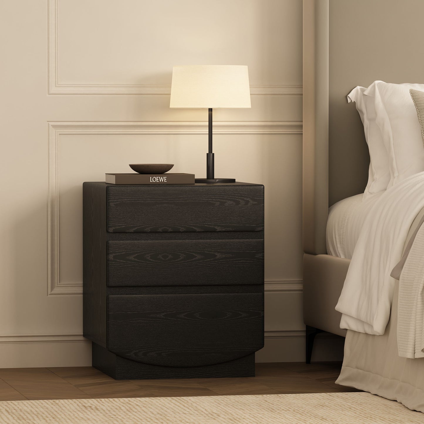 Manhattan Ardea - 3-Drawer Nightstand