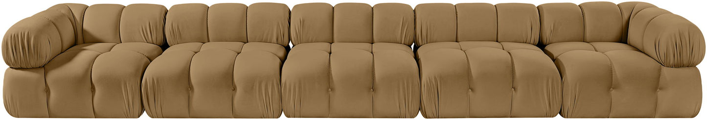 Orin - Fabric Velvet 5 Piece Modular Sofa