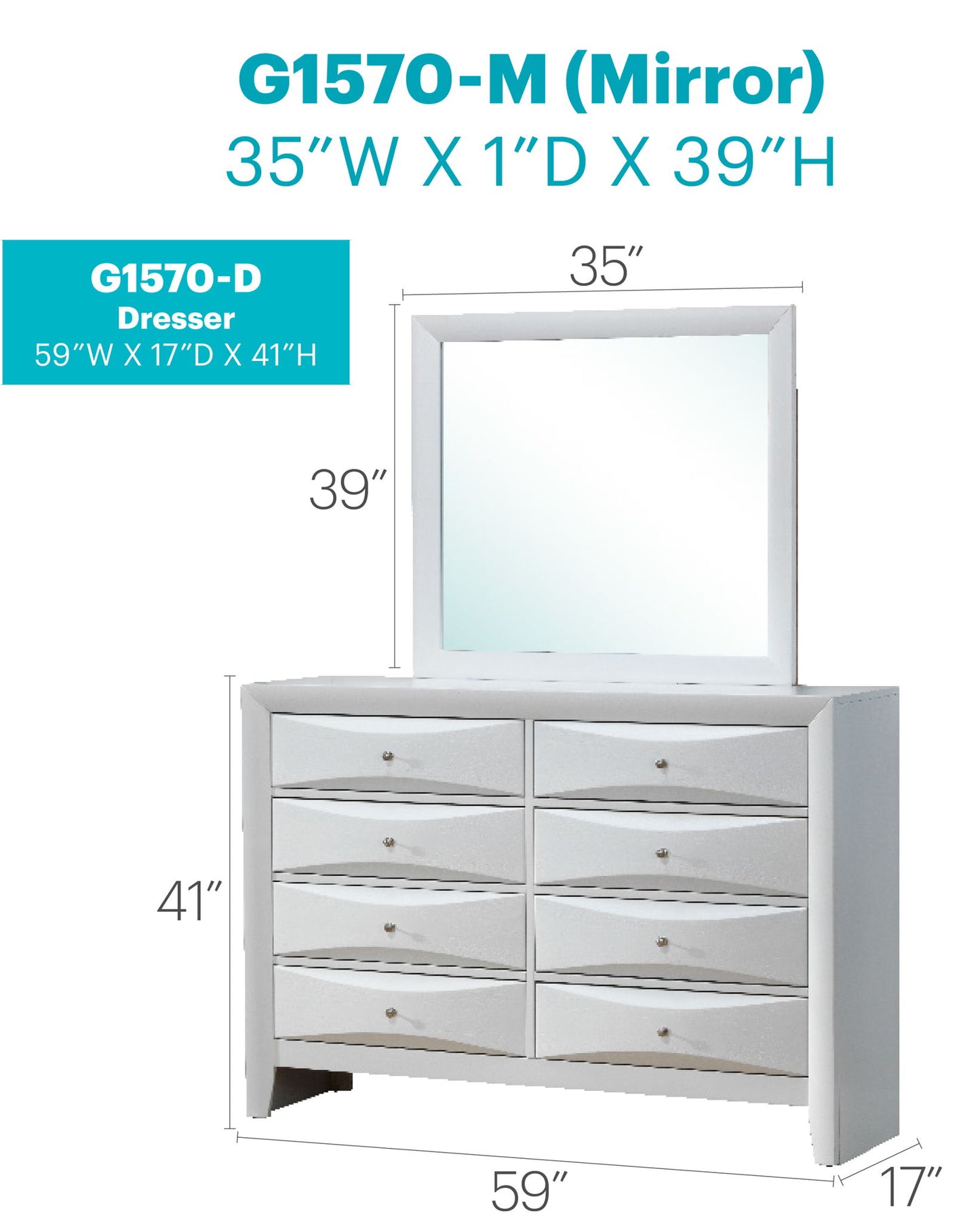 Glory Furniture - Marilla - Dresser