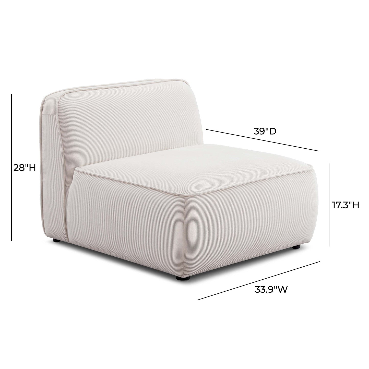 Travie - Armless Chair