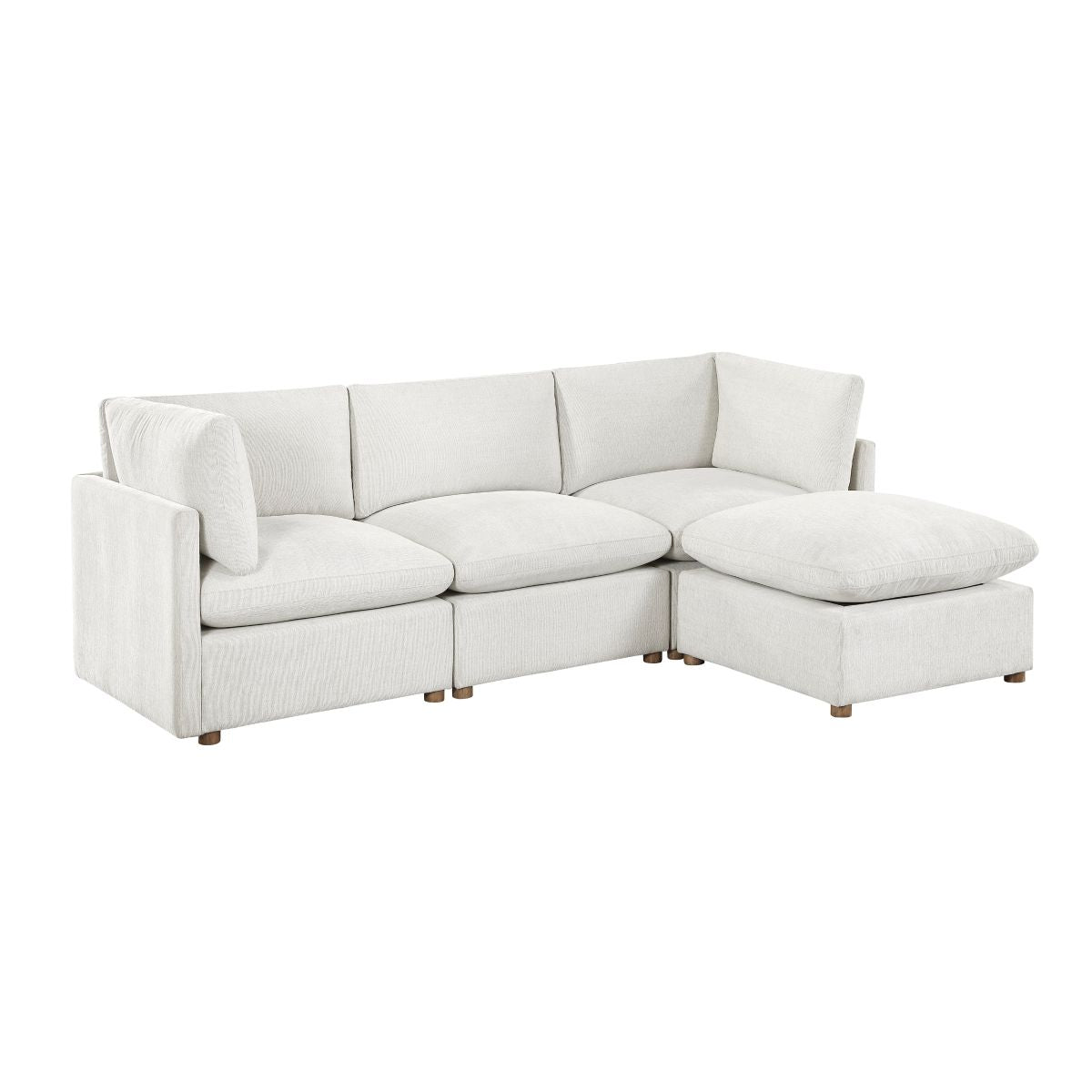 Annex 4-Piece Modular Sectional with Ottoman