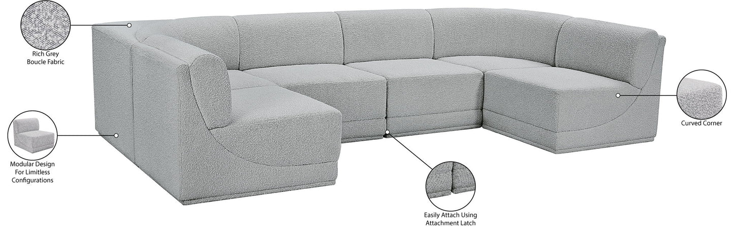 Ollie - 6 Piece Modular Sectional