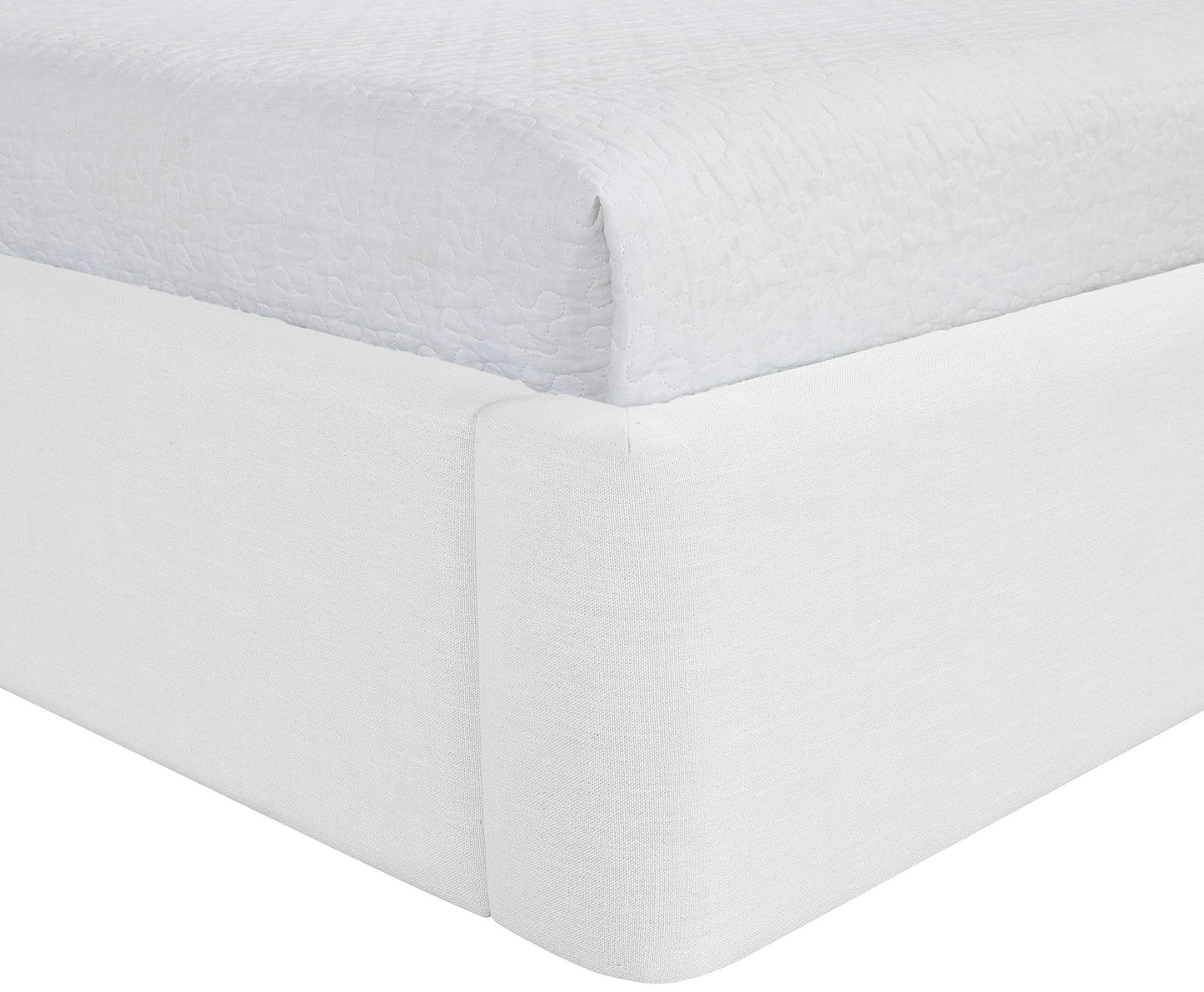 Kendall - Linen Textured Fabric Upholstered Bed