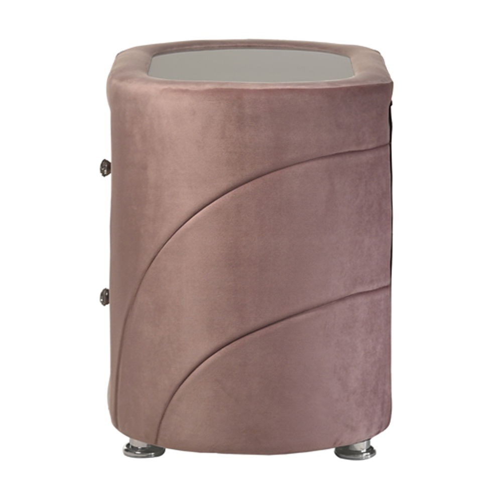 Salonia - Nightstand - Pink Velvet