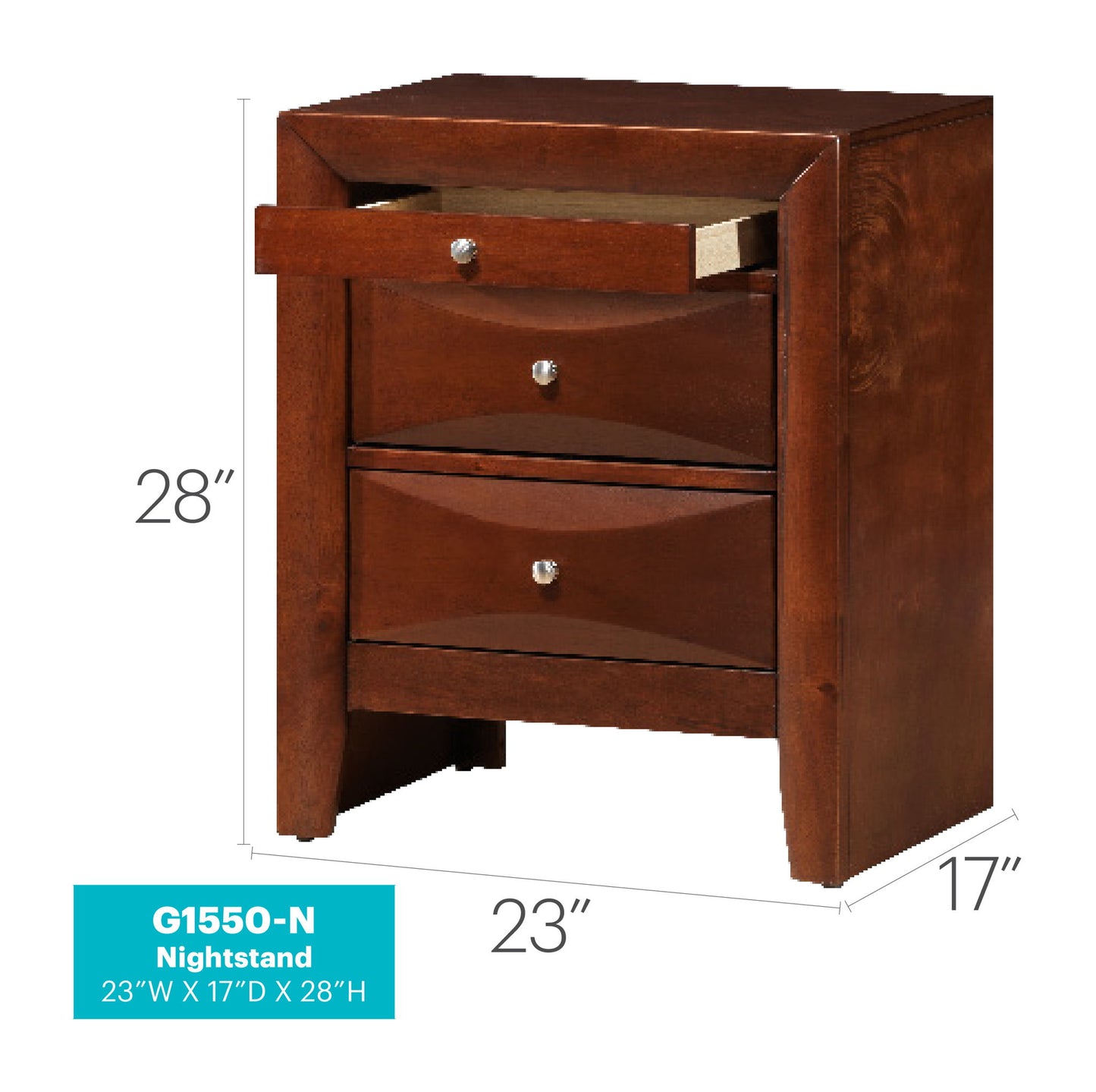 Glory Furniture - Marilla - Nightstand