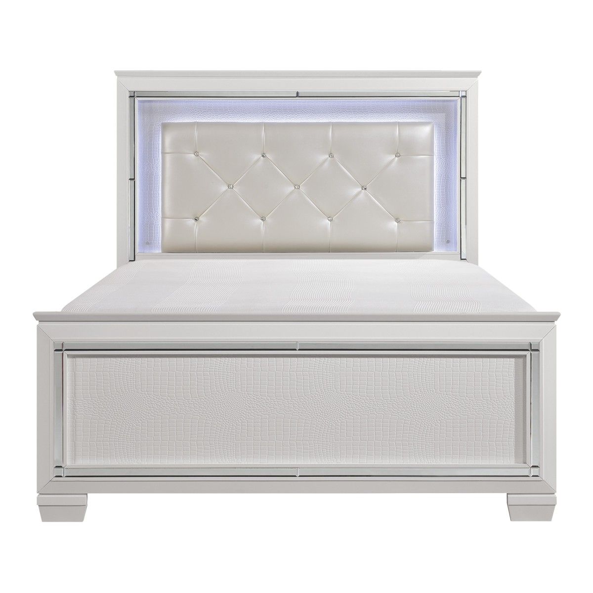 Allura California King Bed, LED Lighting