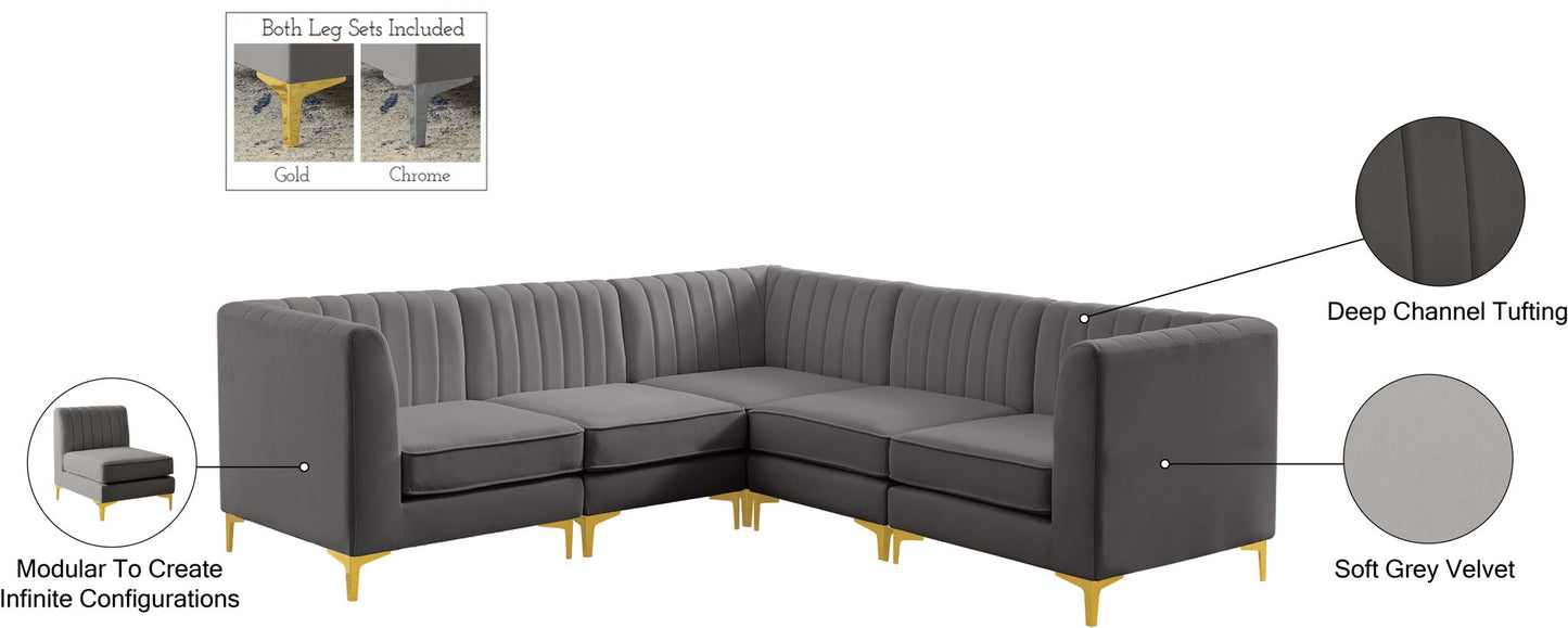 Alina - 5 Piece Modular Corner Sectional