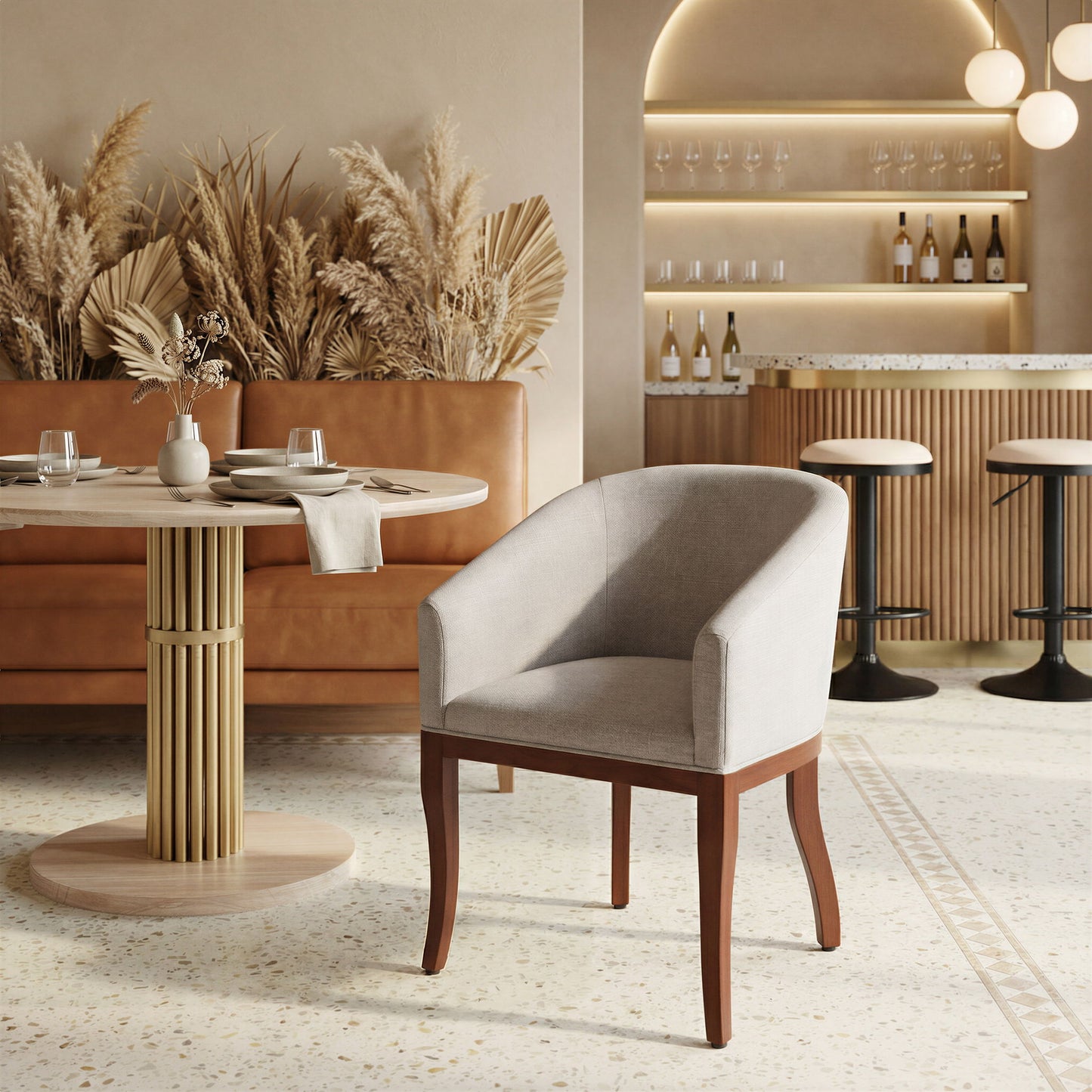 Serasa - Dining Chair - Gray