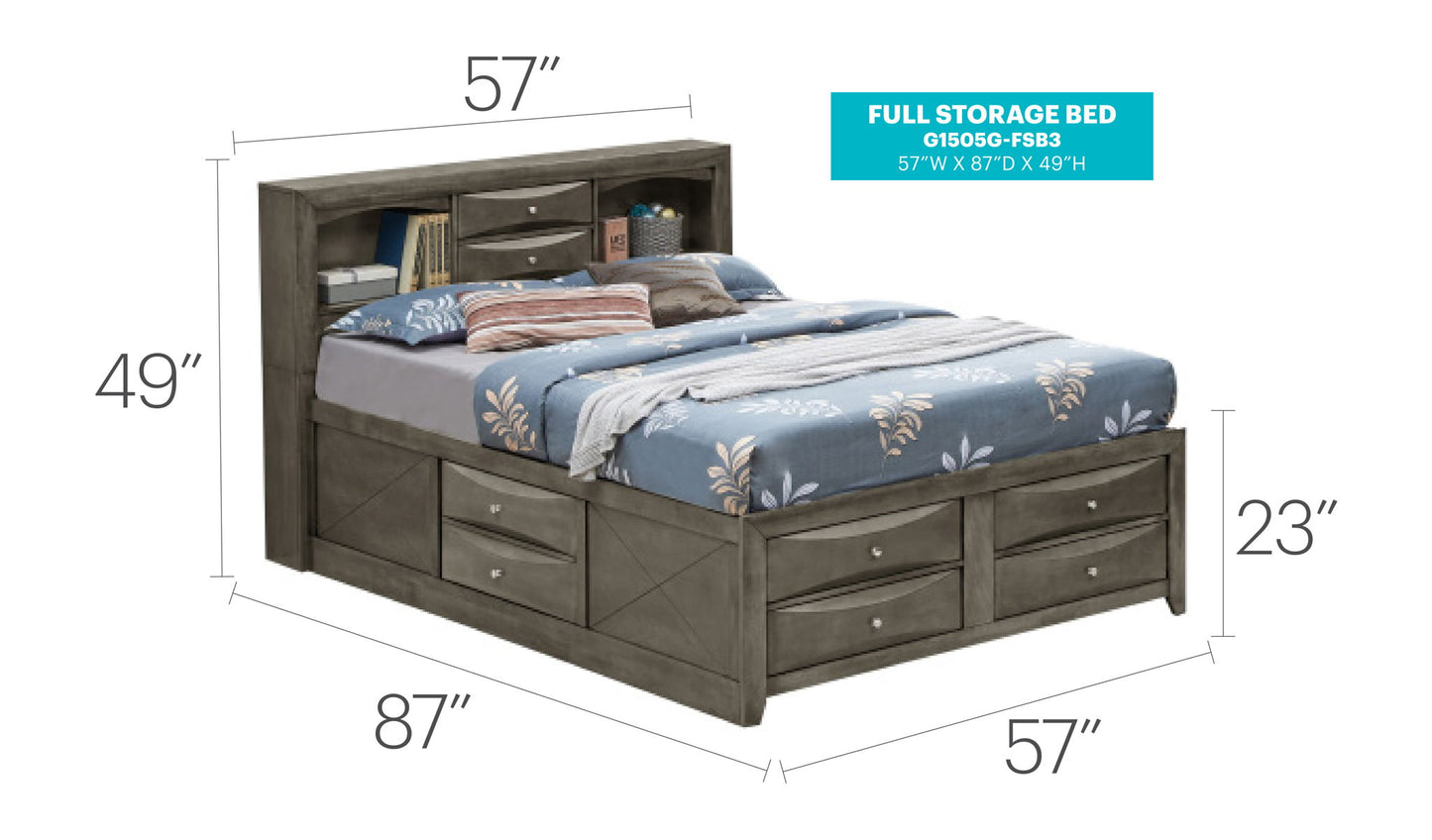Glory Furniture - Marilla - Storage Bed