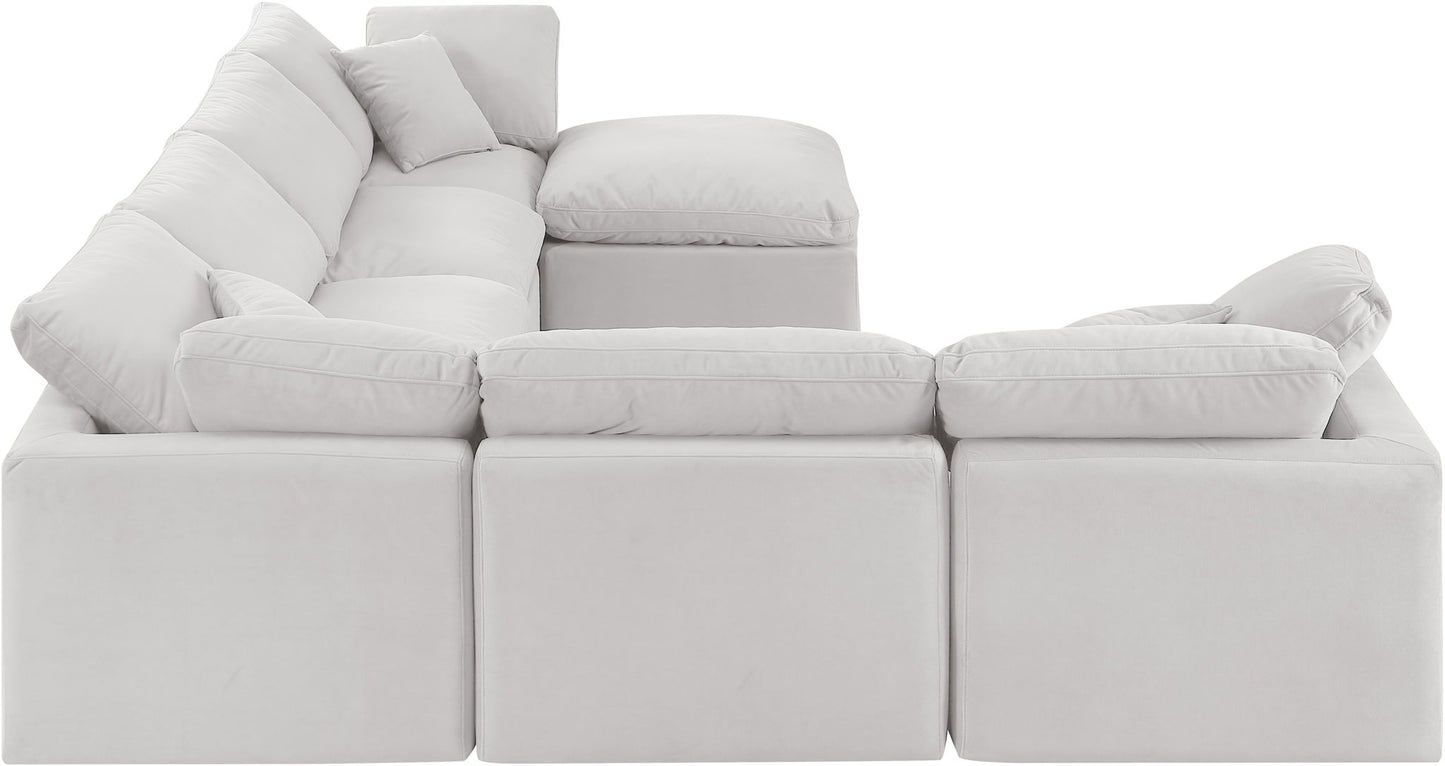 Indulge - Velvet 7 Piece Modular Sectional