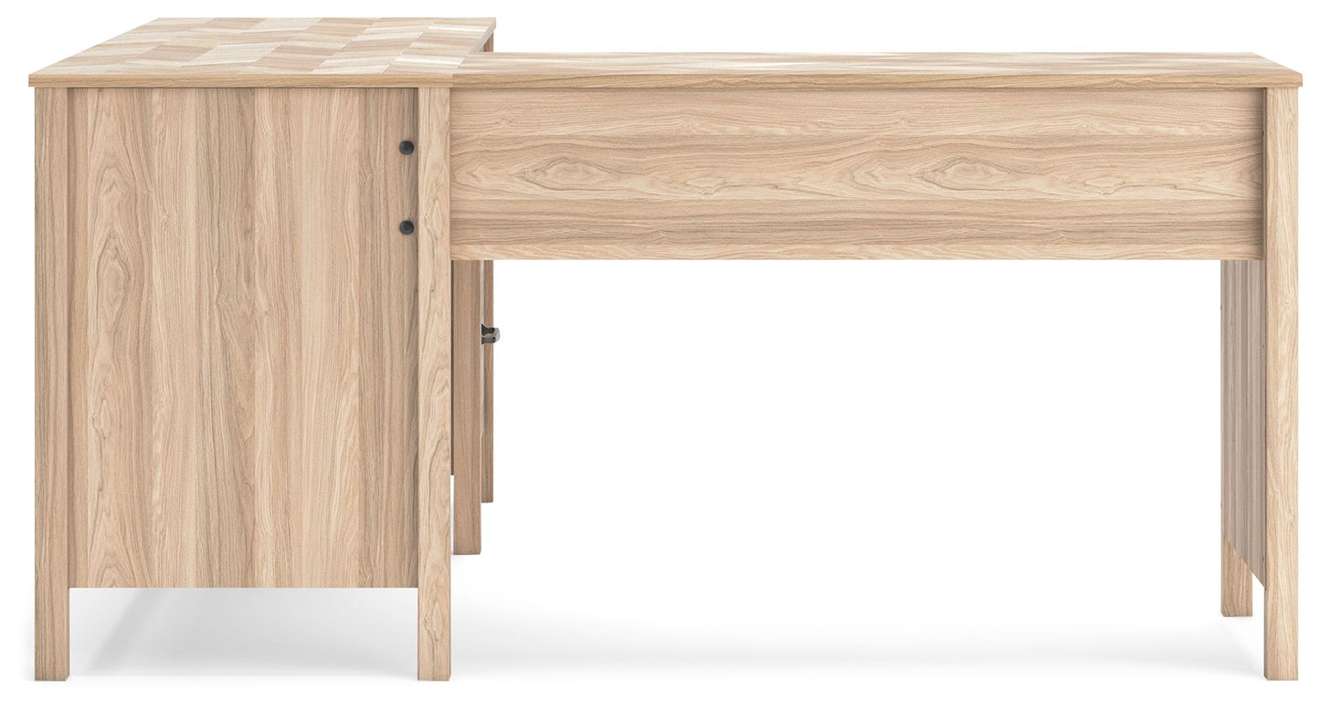 Battelle - 60" Home Office Desk With Return - Tan