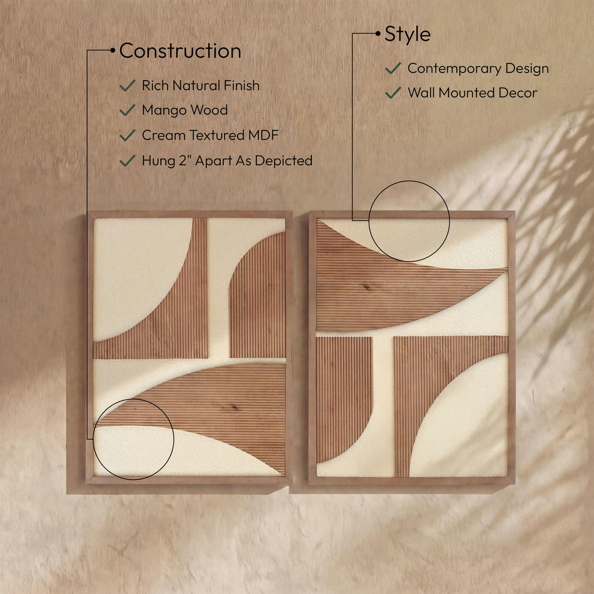Cadence - 2 Piece Wall Art