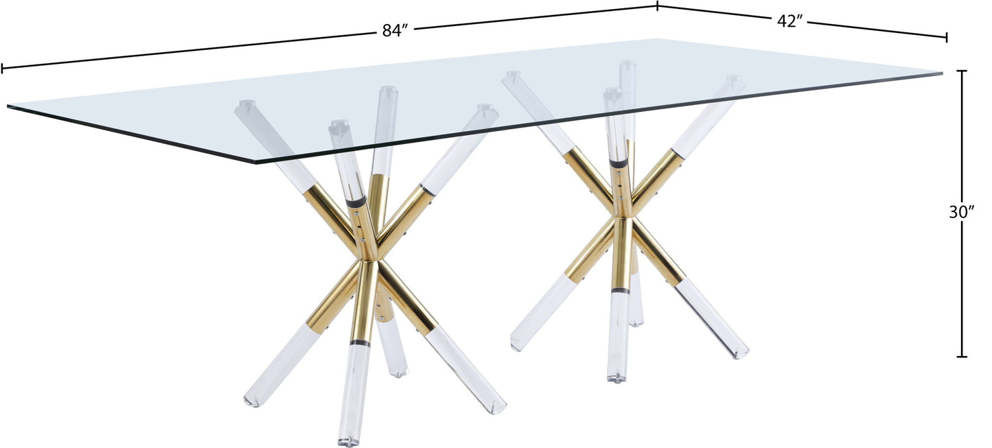 Mercury - Dining Table - Pearl Silver