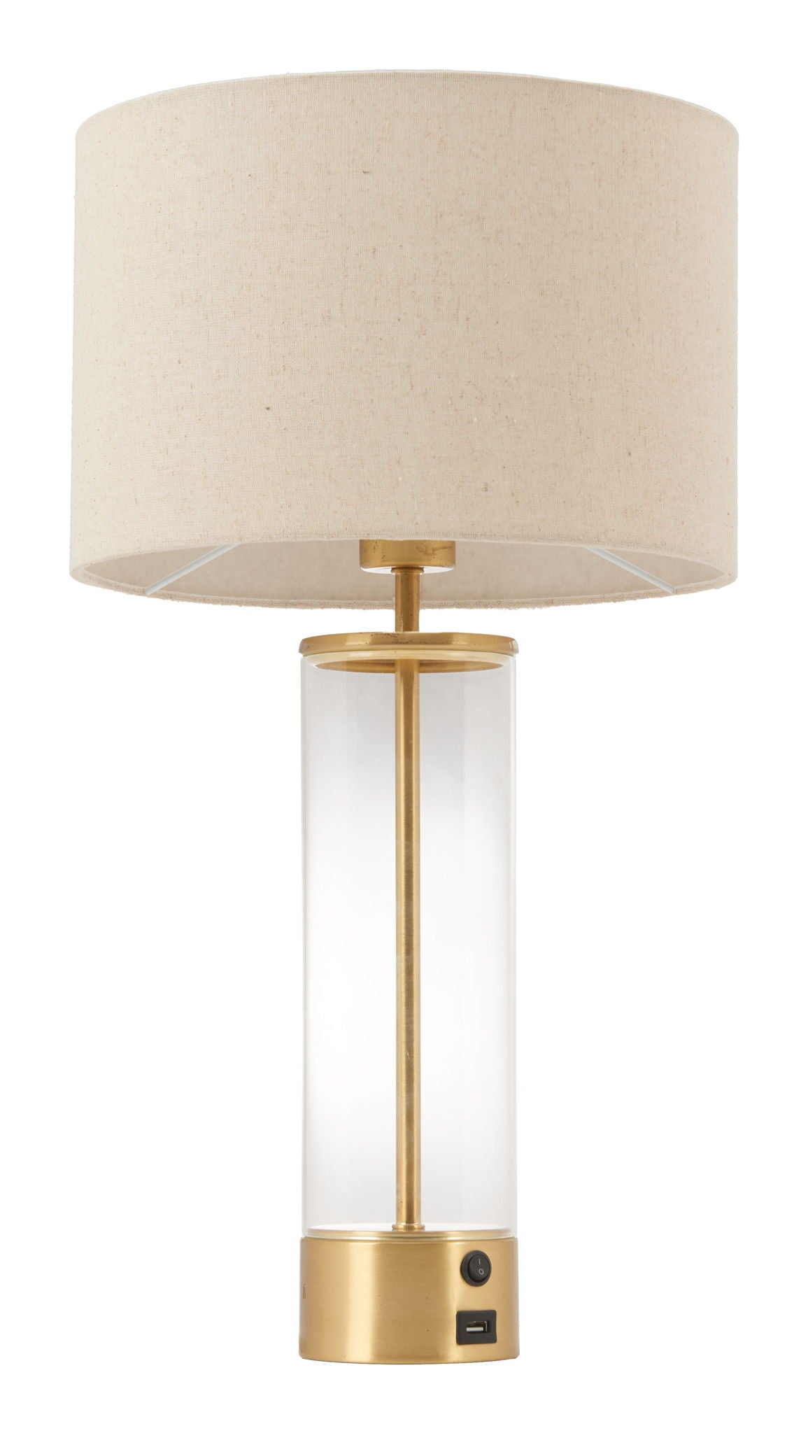 Boreal - Table Lamp - Beige & Gold