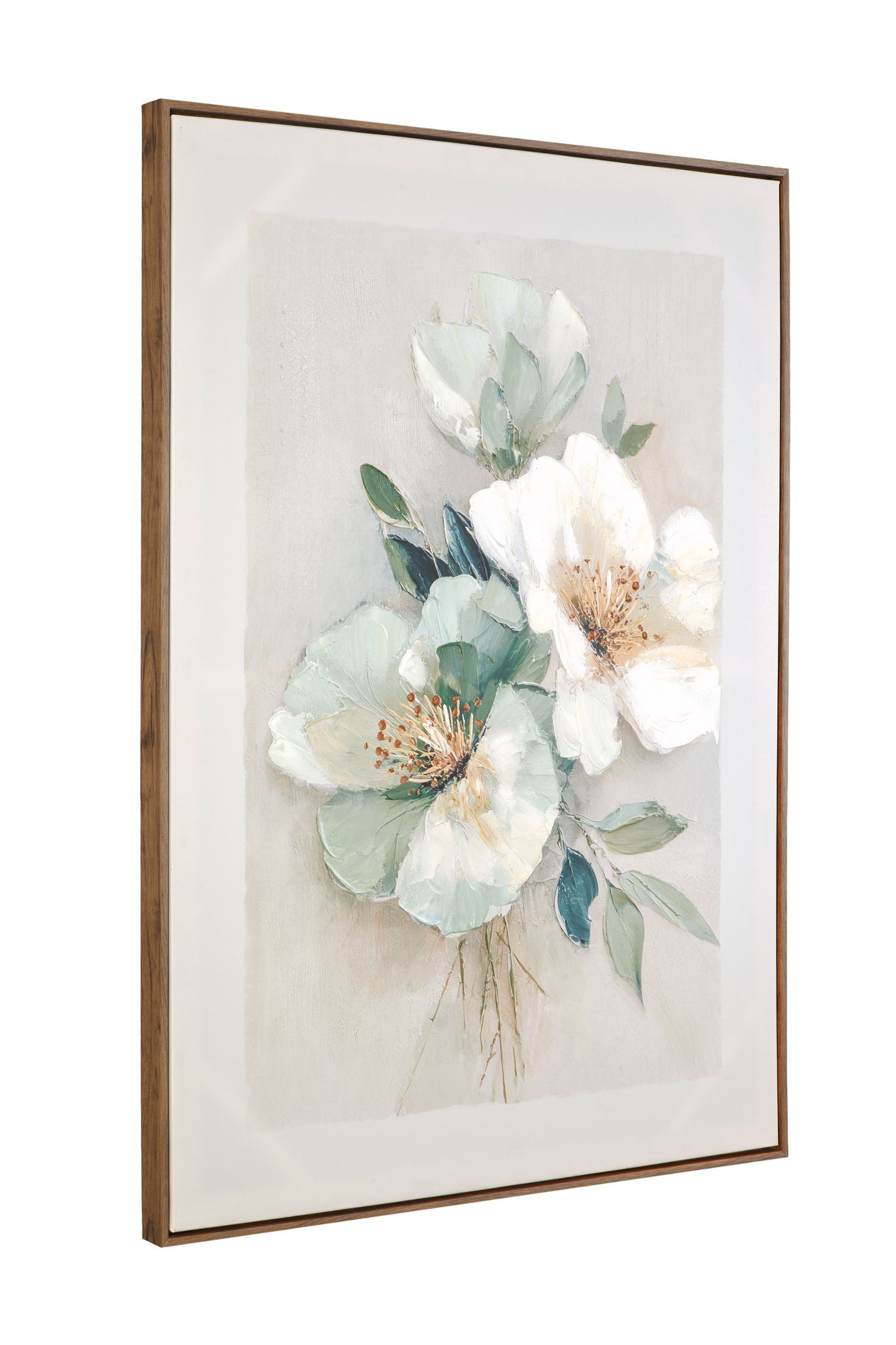 Floral Harmony III Framed Canvas - Pink