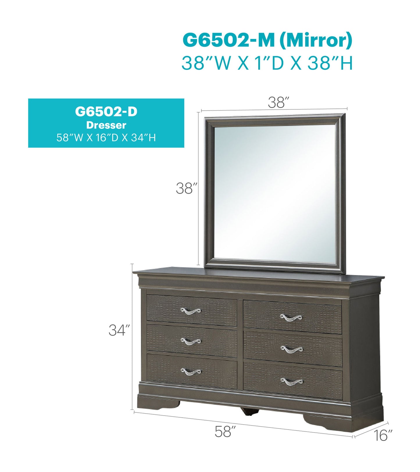 Glory Furniture - Lorana - Dresser