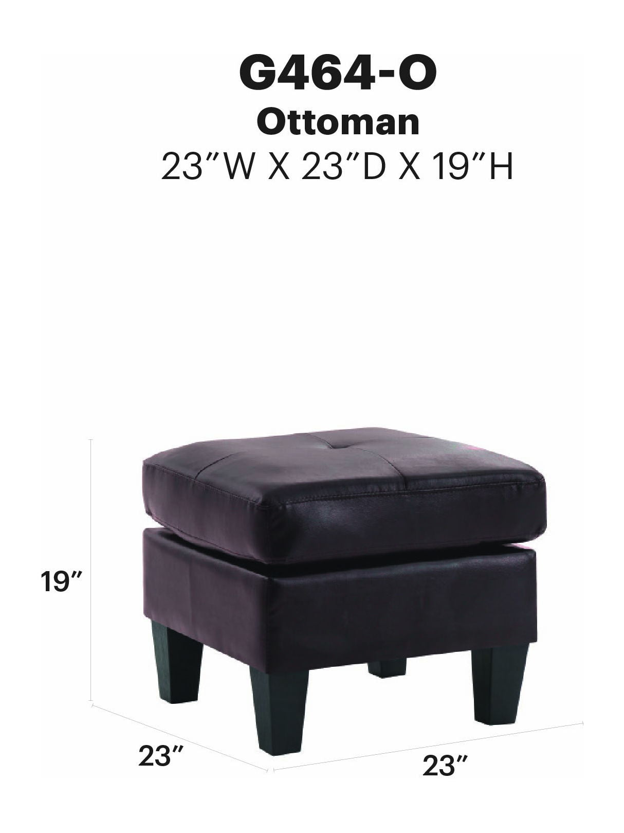 Glory Furniture - Newbury - Ottoman