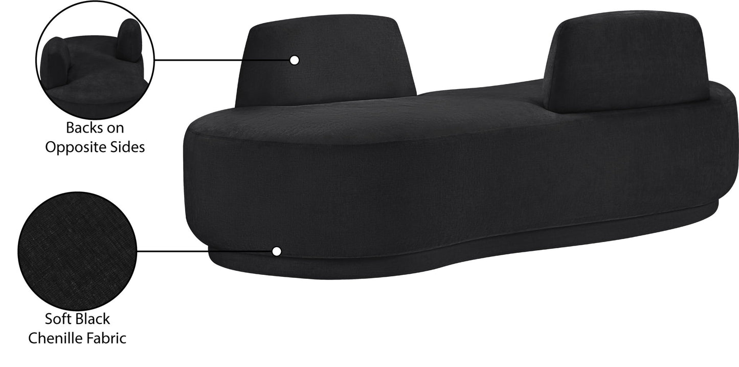 Argyle - Chenille Fabric Chaise / Loveseat