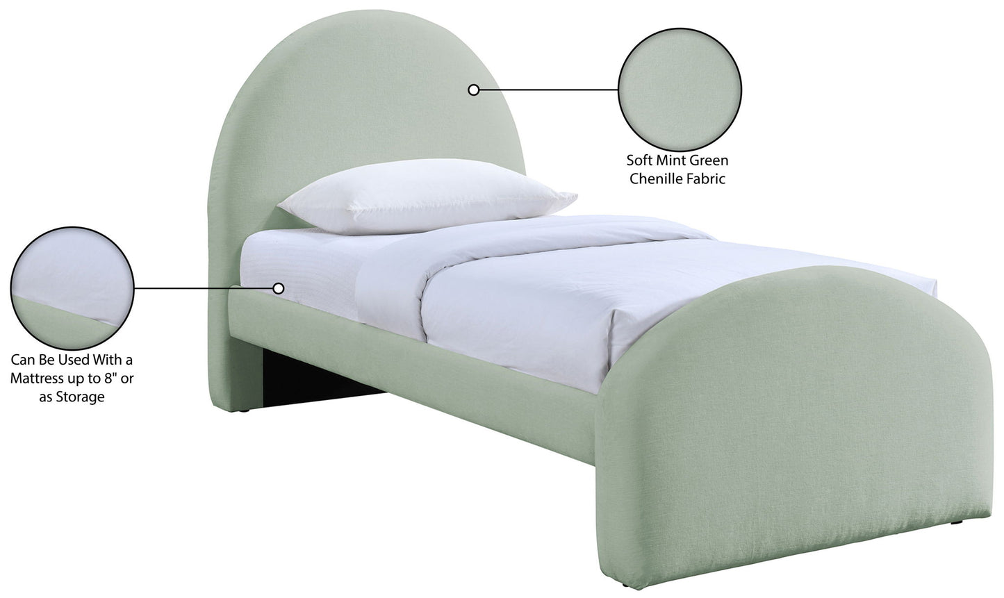 Andaz - Chenille Fabric Upholstered Bed