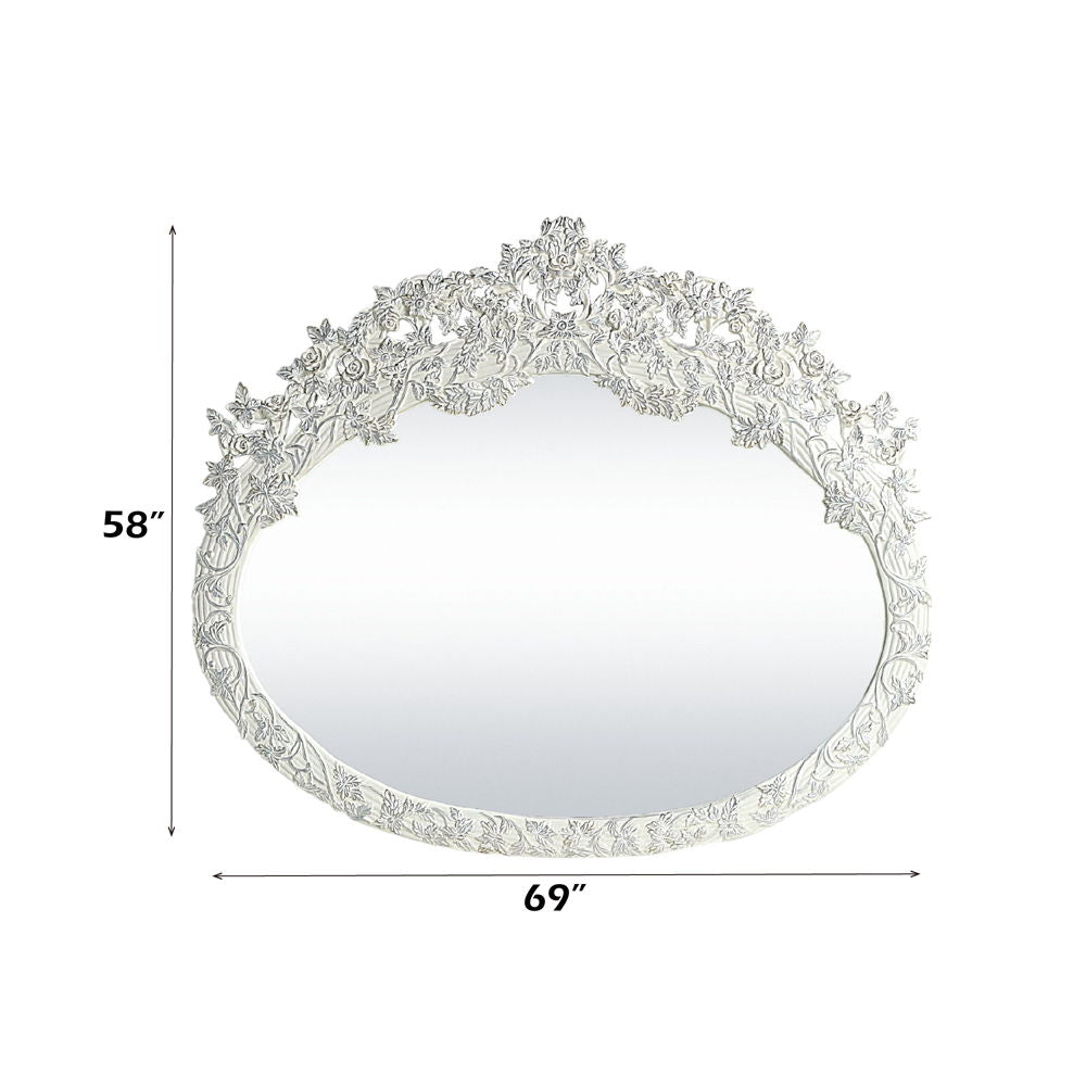 Vanaheim - 58" Mirror - Antique White