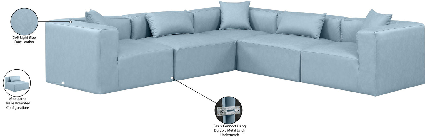 Cube - 5 Piece Modular Corner Sectional