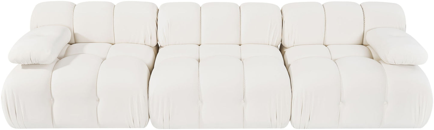 Orin - Velvet 3 Piece Modular Sofa