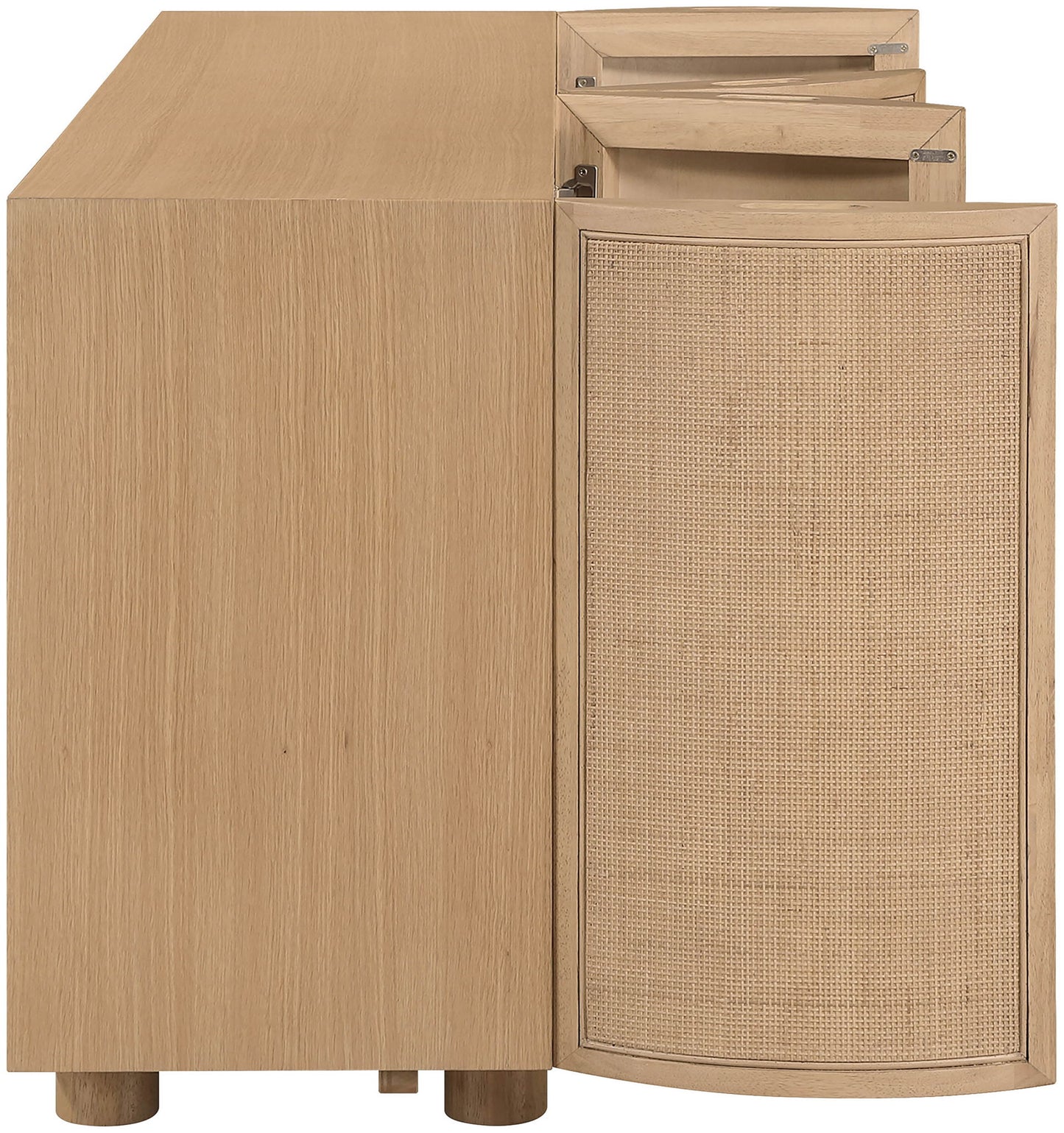 Norin - Solid Wood And Oak Veneer Sideboard/Buffet