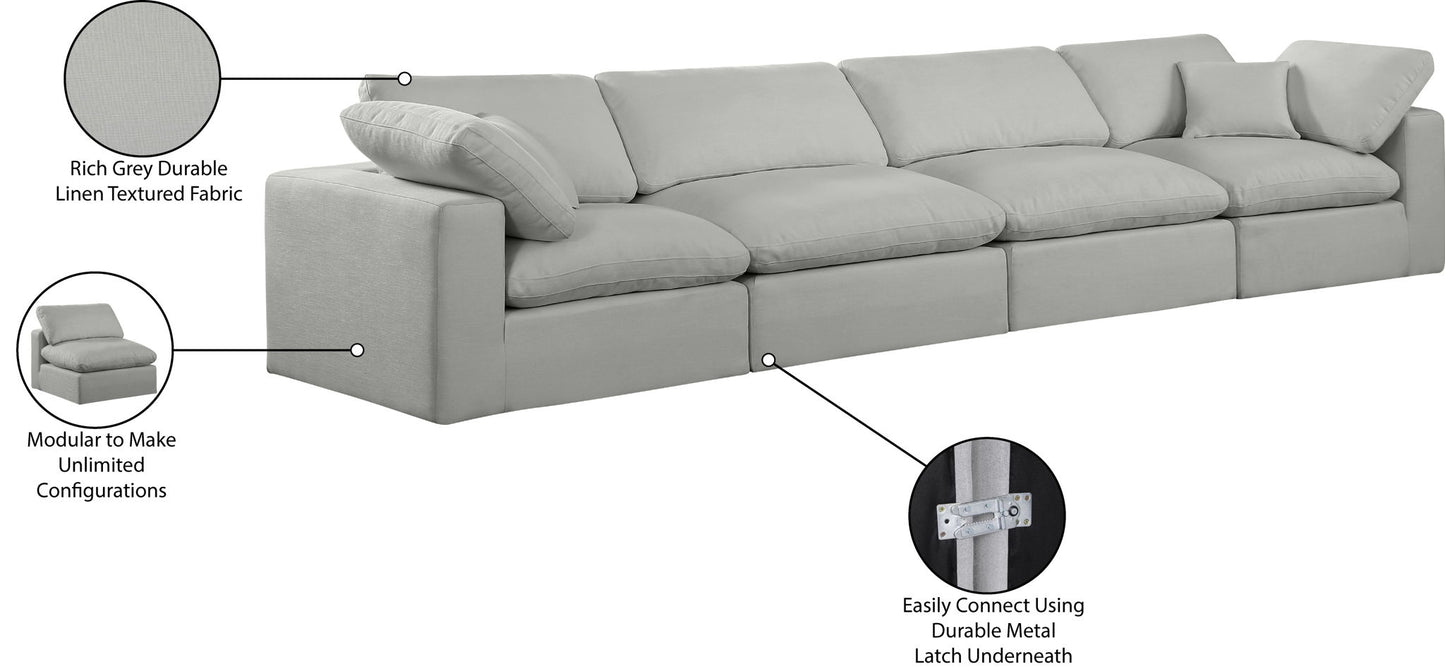 Comfy - Linen Modular Sofa 4 Seats