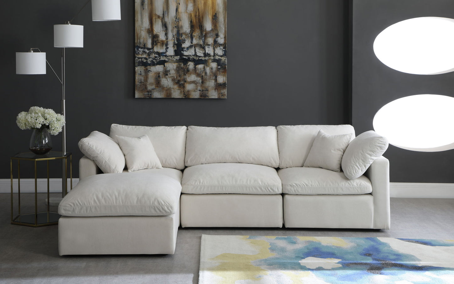 Plush - 4 Piece Modular Sectional