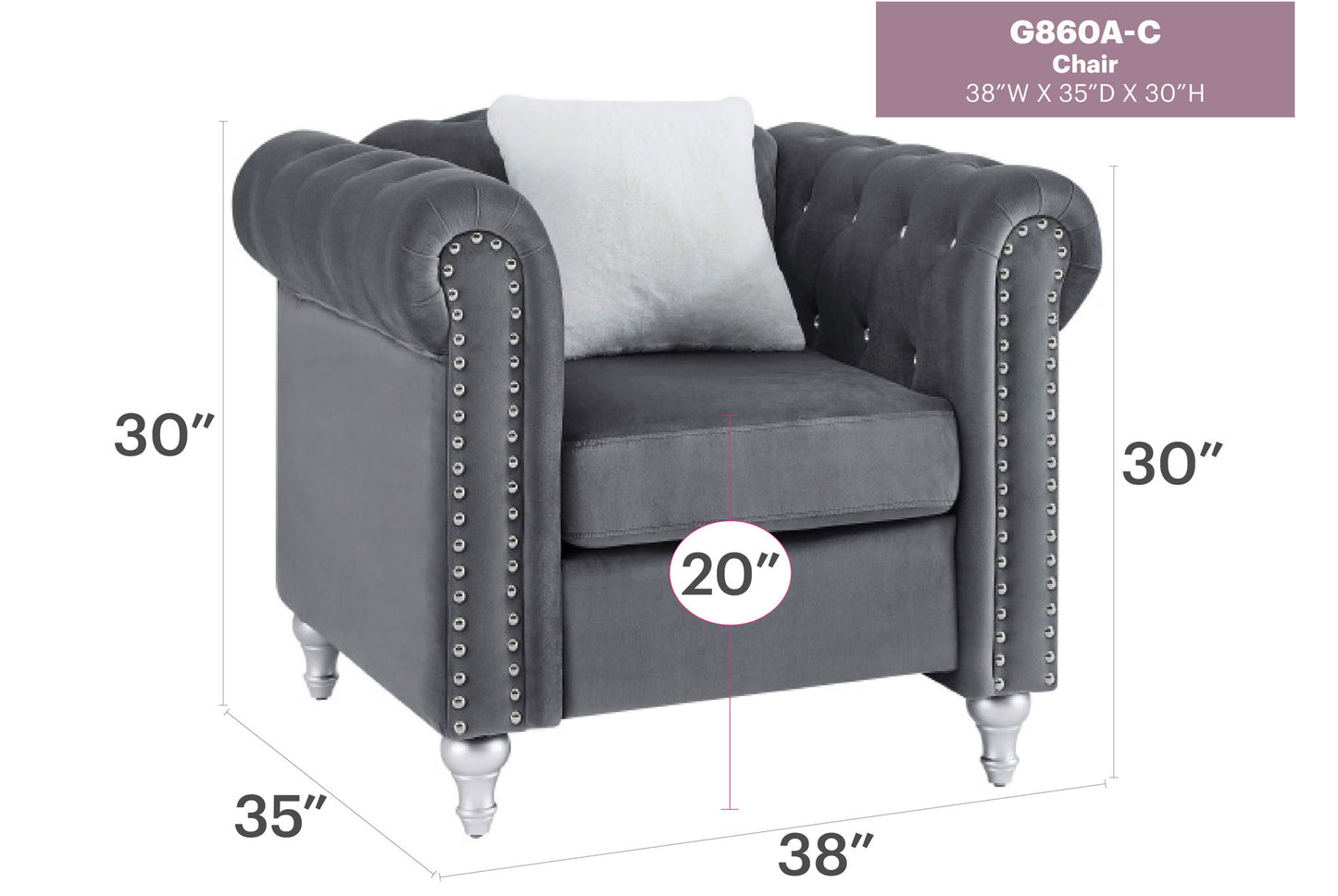 Glory Furniture - Raisa - Chair